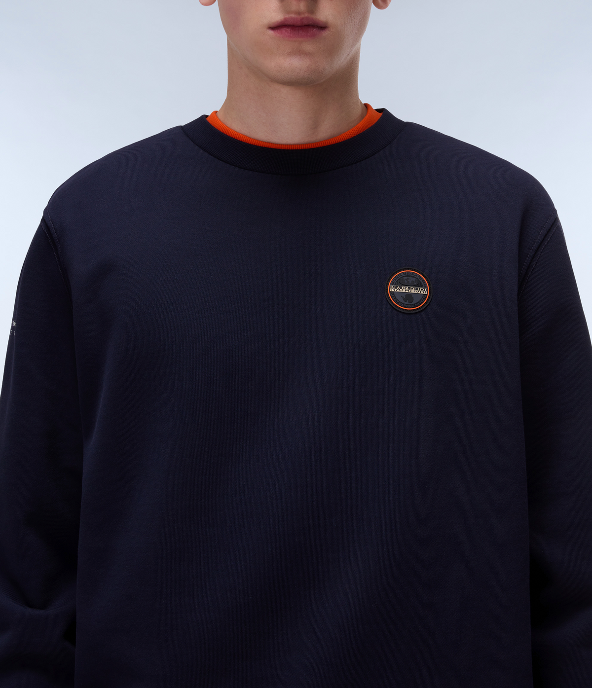 Badge French Terry SweatshirtDark Blue