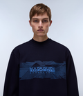 Vanni French Terry Sweatshirt Dark Blue - 2