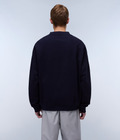 Vanni French Terry Sweatshirt Dark Blue - 4