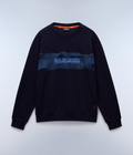 Vanni French Terry Sweatshirt Dark Blue - 1