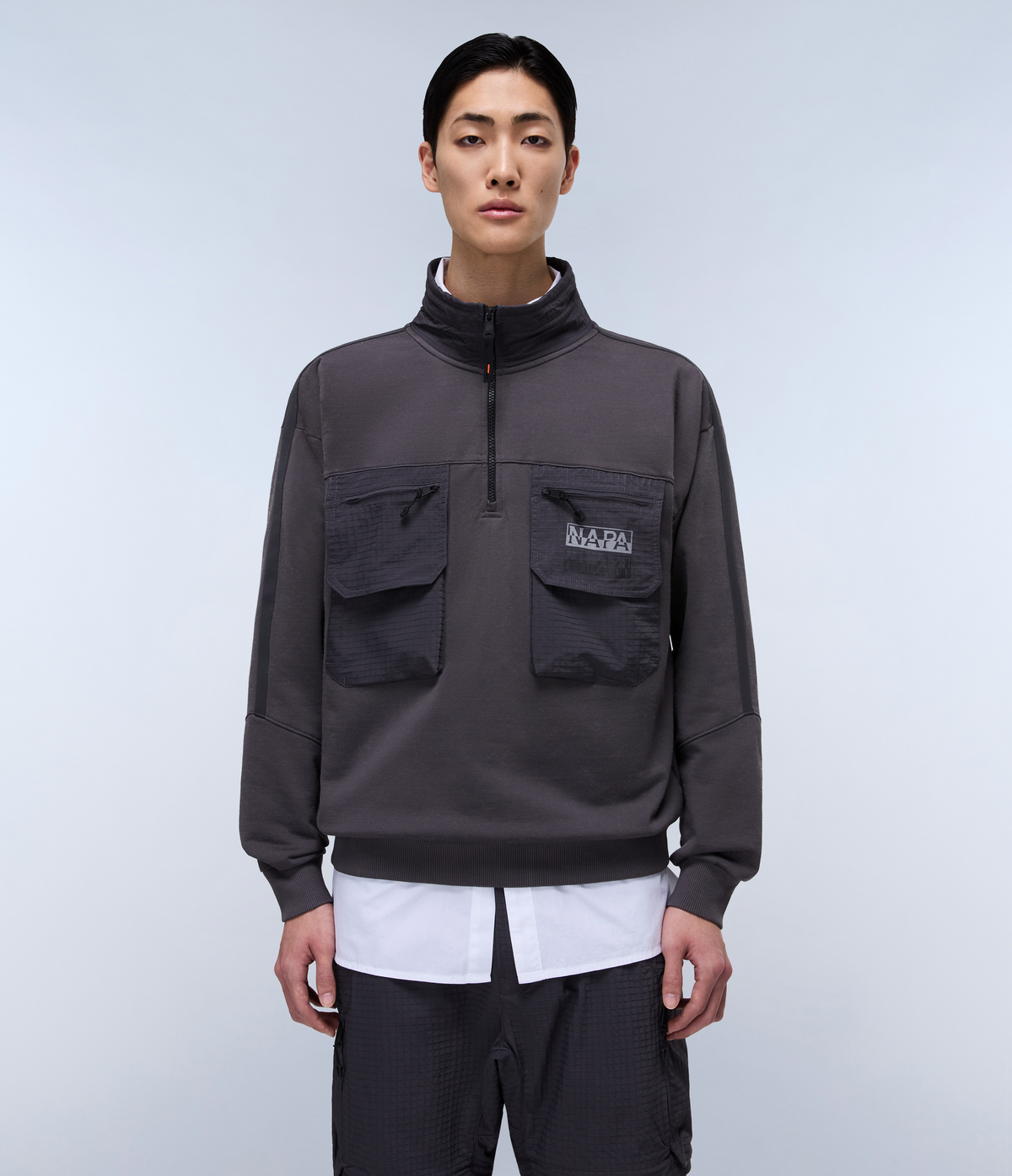 Tusco French Terry 1/2 Zip SweatshirtDark Grey