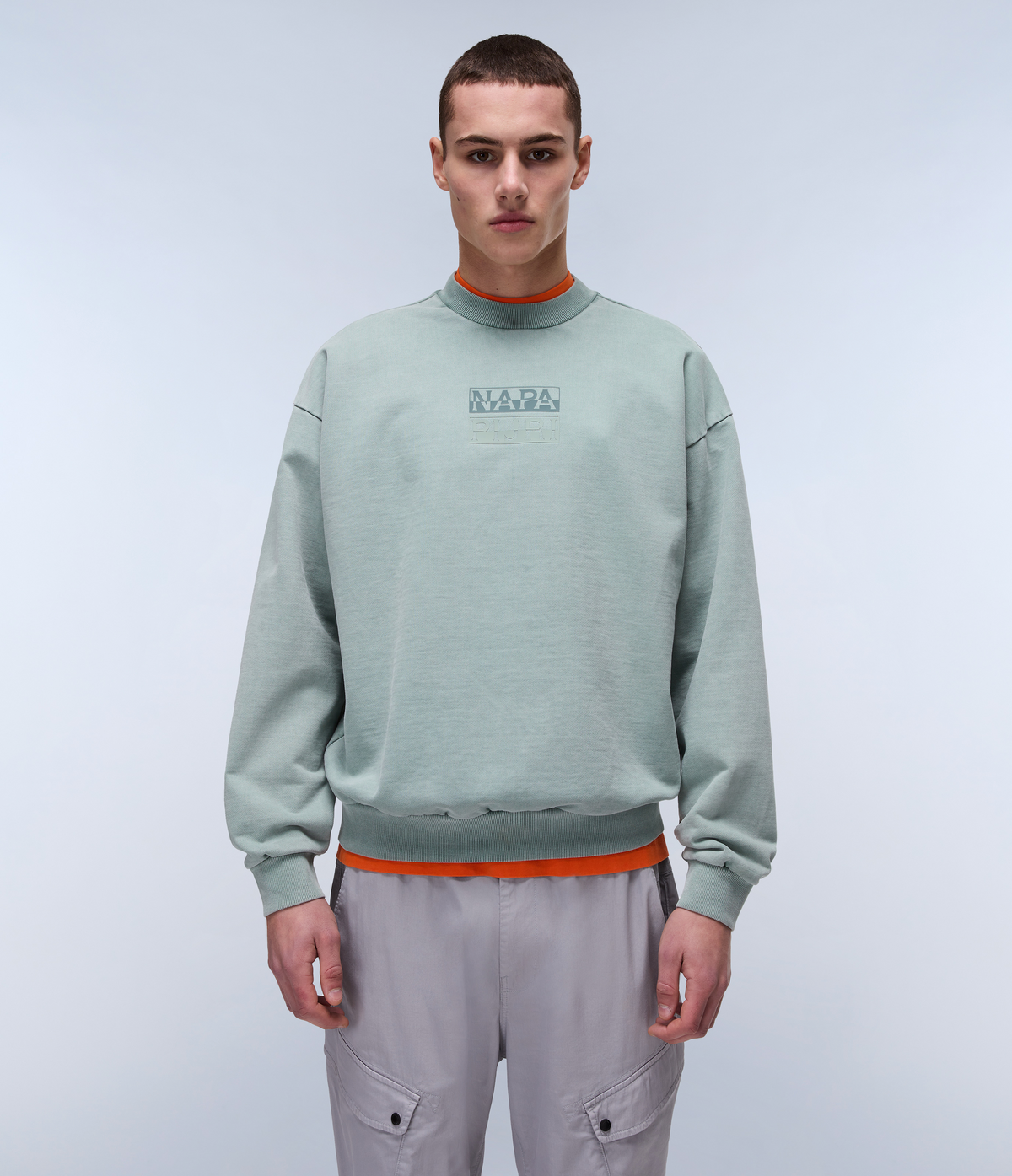 Cortona French Terry SweatshirtGreen Mil