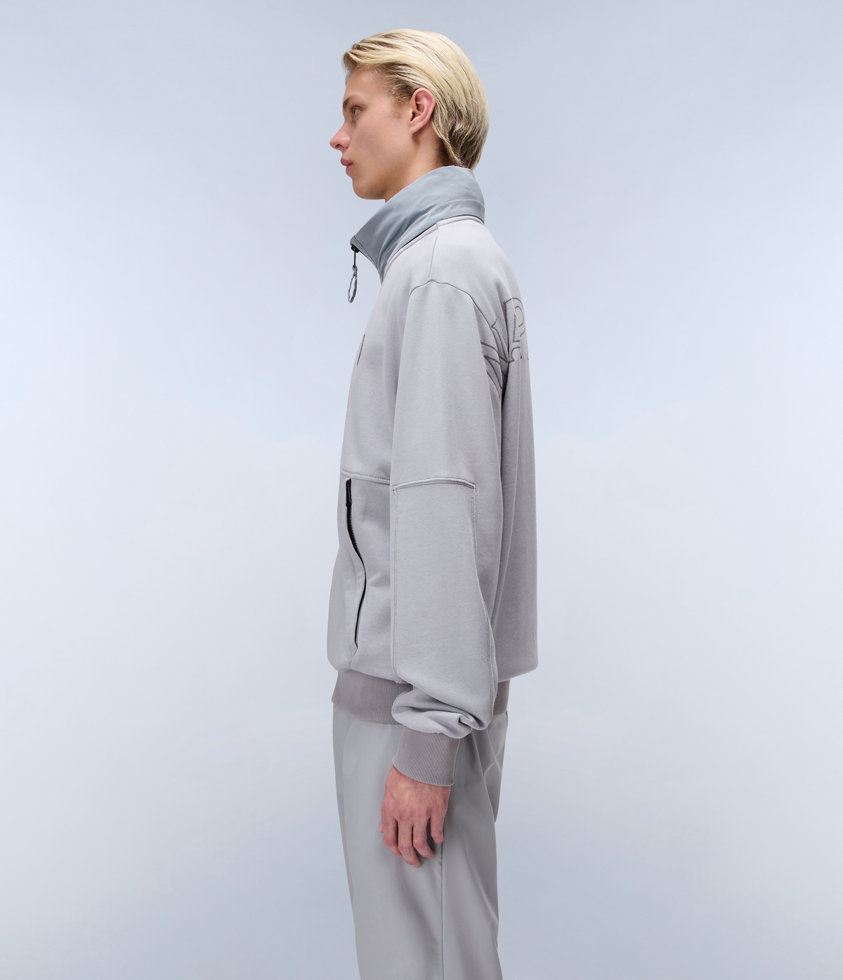 Ambra French Terry HoodieLight Grey