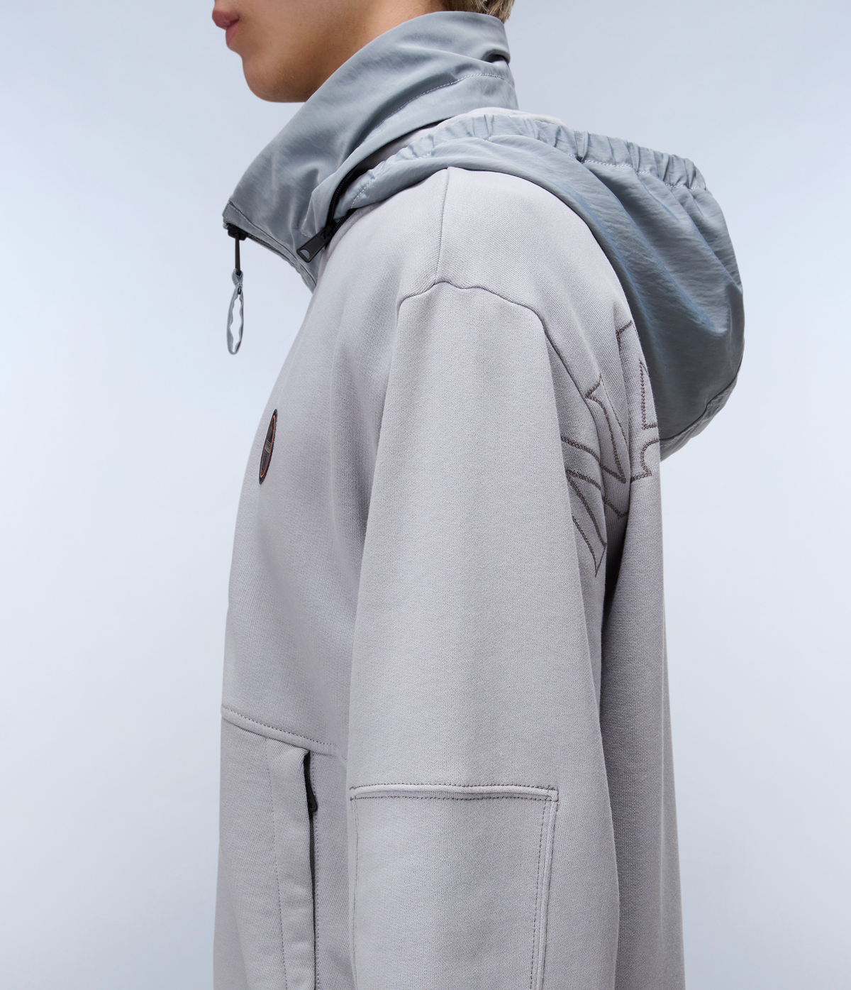 Ambra French Terry HoodieLight Grey