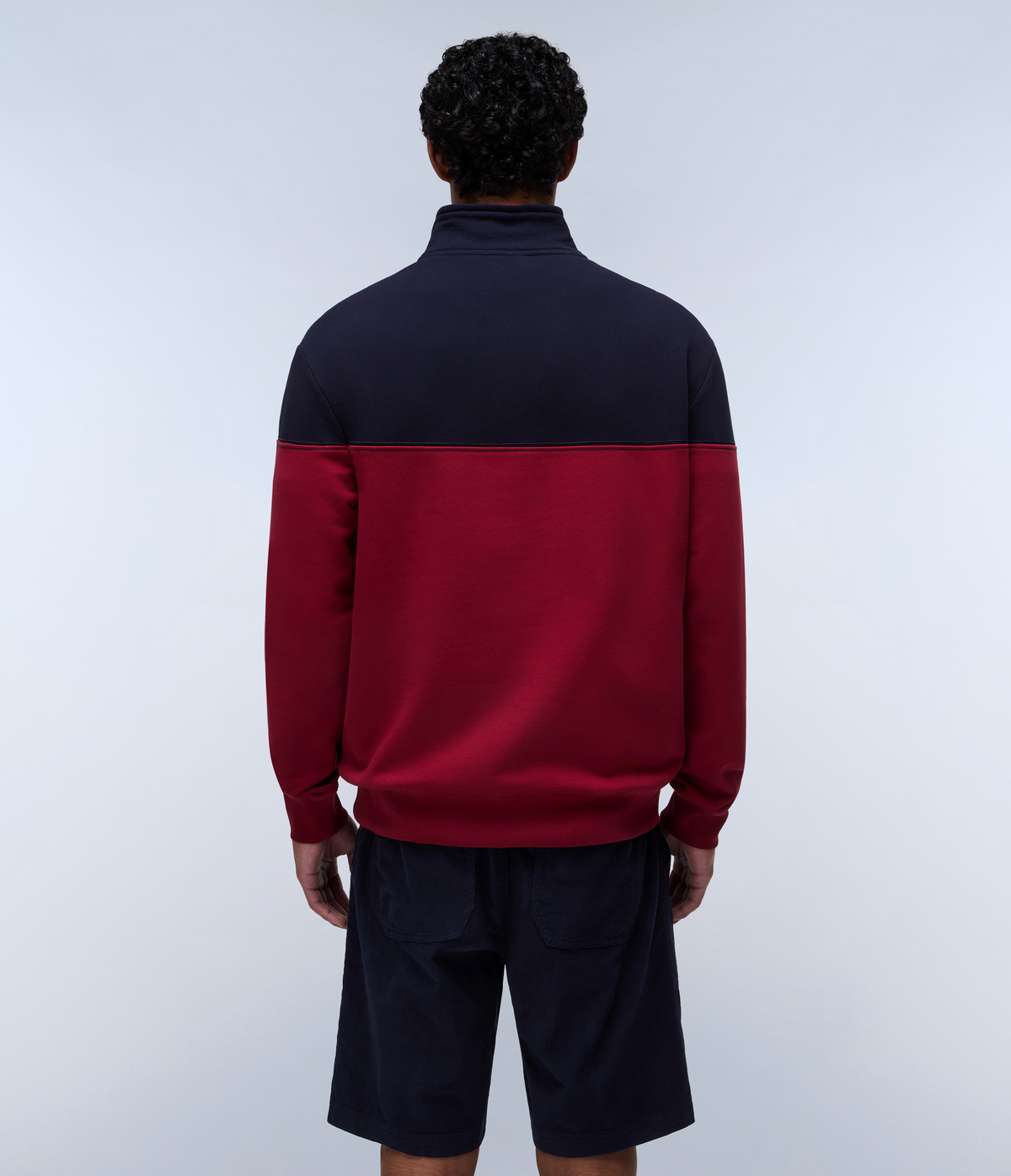 Saturnia French Terry 1/2 Zip SweatshirtBordeaux