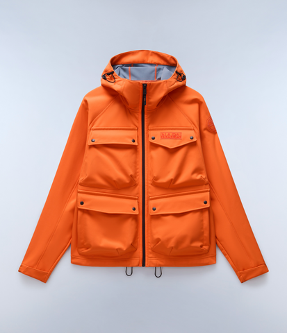 NAPAPIJRI オレンジ ナイロンジャケット Napapijri Men's Jackets on PRM US