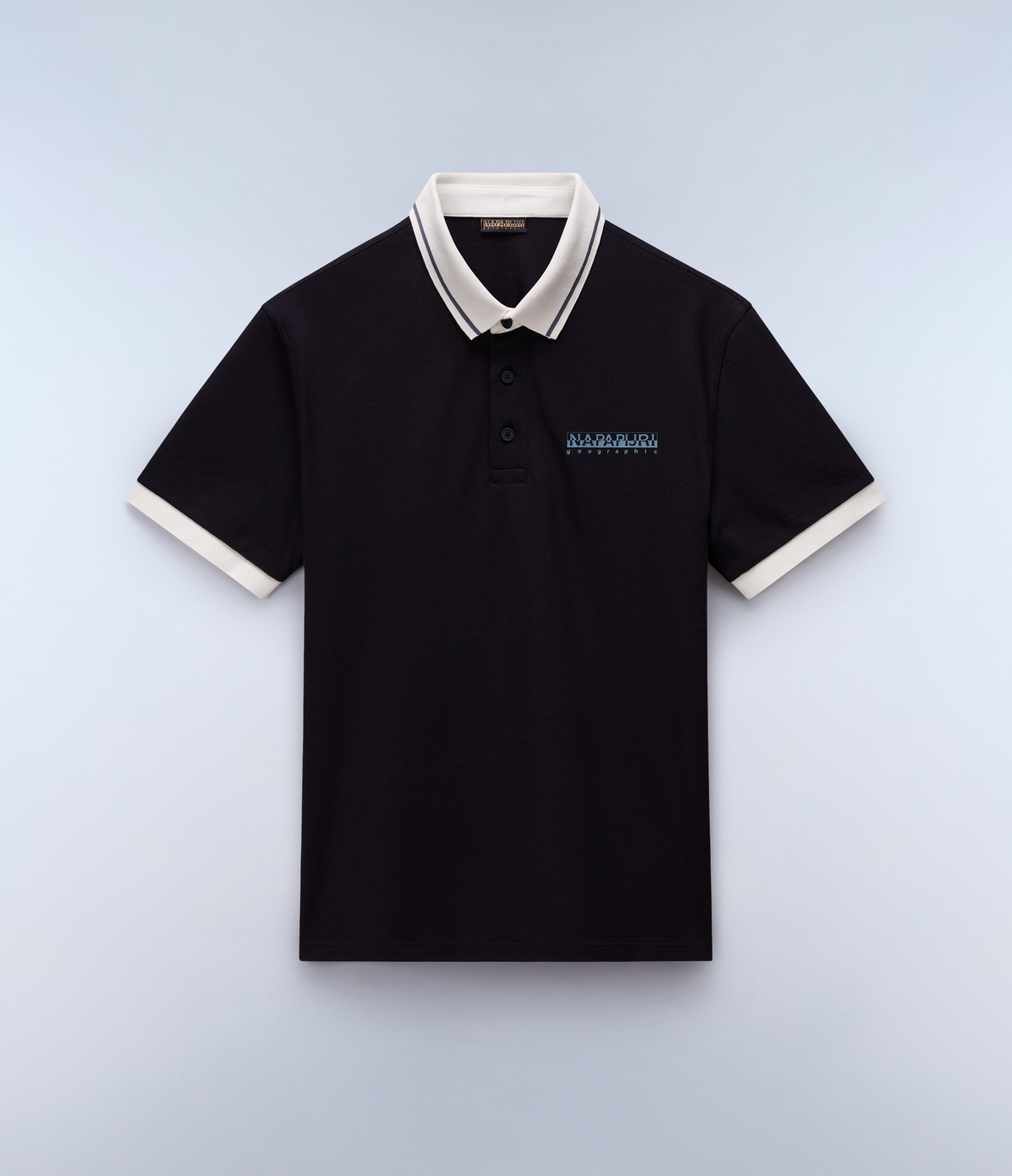 Zeri Short Sleeve Polo Shirt Black - 1