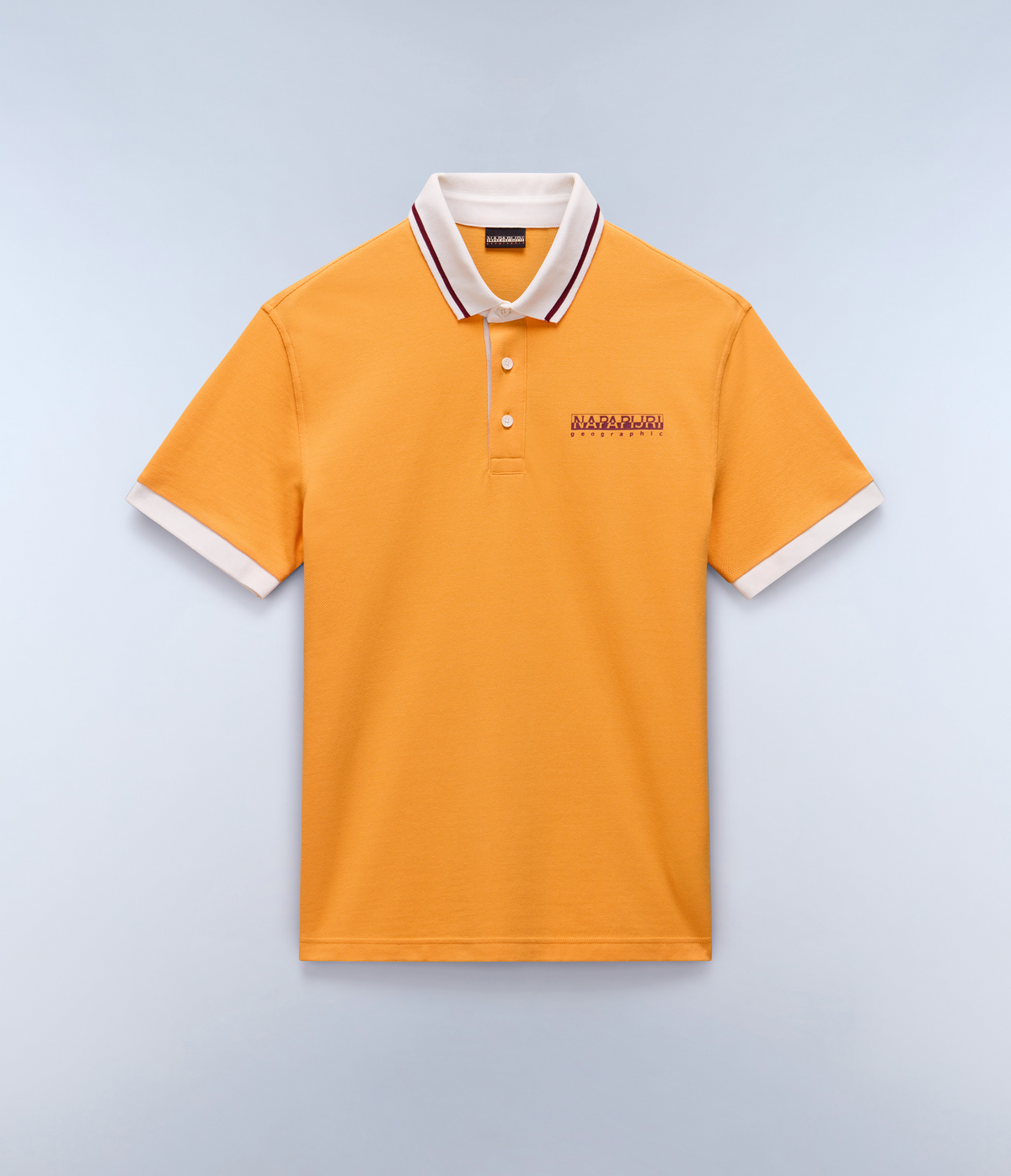 Zeri Short Sleeve Polo Shirt Orange - 1
