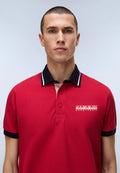 Zeri Short Sleeve Polo Shirt Red - 2