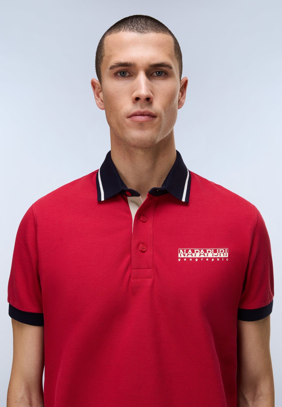 Zeri Short Sleeve Polo Shirt Red - 2