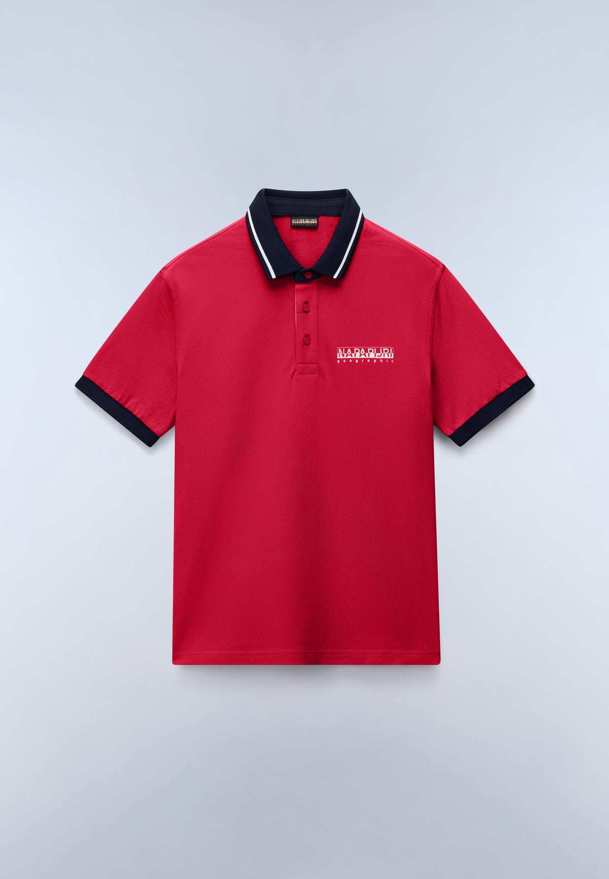 Zeri Short Sleeve Polo Shirt Red - 1