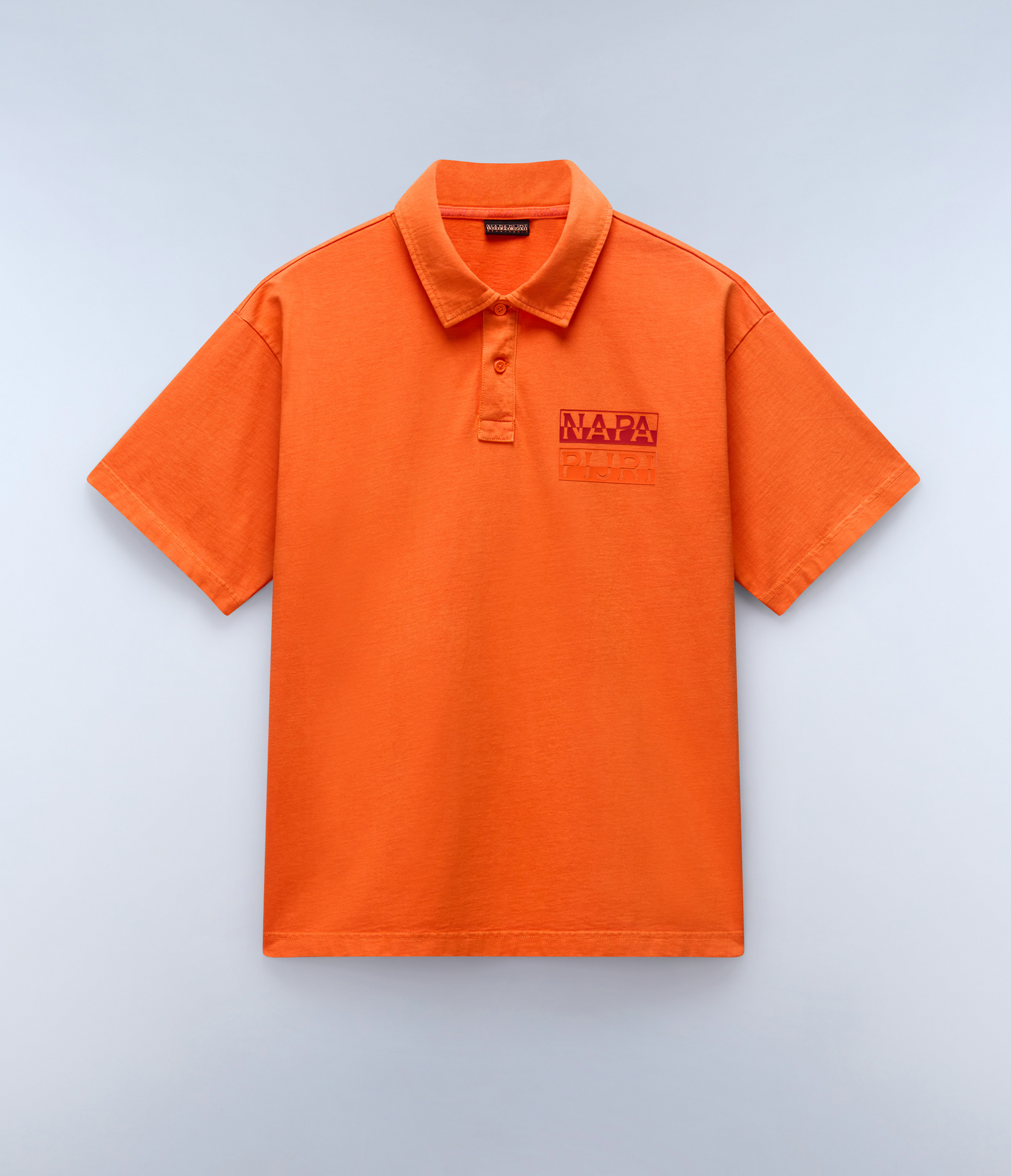 Cortona Summer Short Sleeve Polo Shirt Orange Red