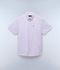 Terra Short Sleeve Shirt Pink Stripe SB3 - 1