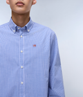 Terra Long Sleeve Shirt Blue Check CBM - 5