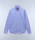 Terra Long Sleeve Shirt Blue Check CBM - 1