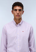 Camicia in Popeline di Cotone a Maniche Lunghe Terra  - 2