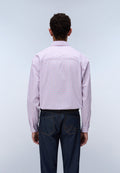 Camicia in Popeline di Cotone a Maniche Lunghe Terra  - 4