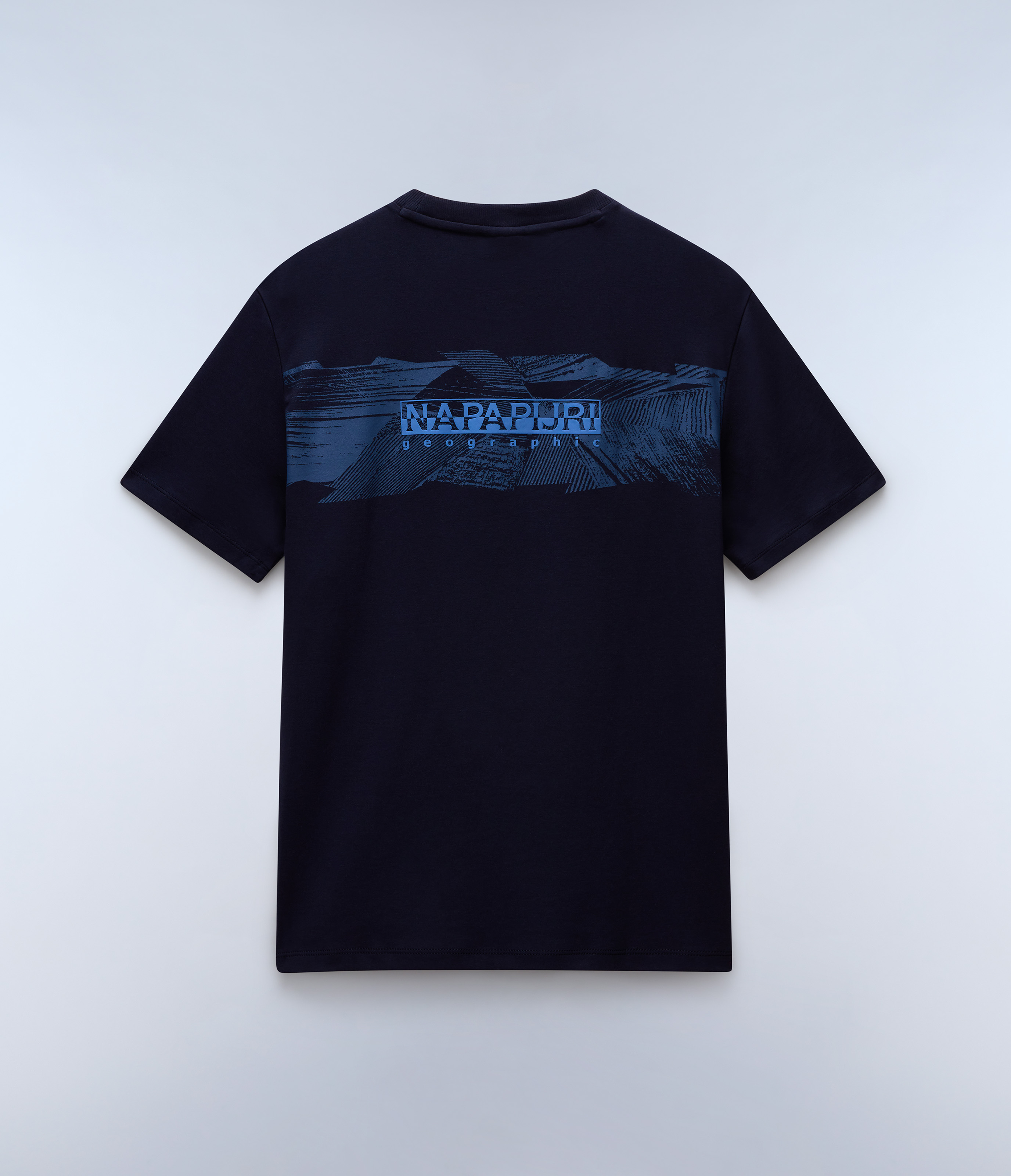 Tシャツ・カットソー NAPAPIJRI Men T-shirt Blue NP0A4IED 176 Vanni Short Sleeve T-Shirt