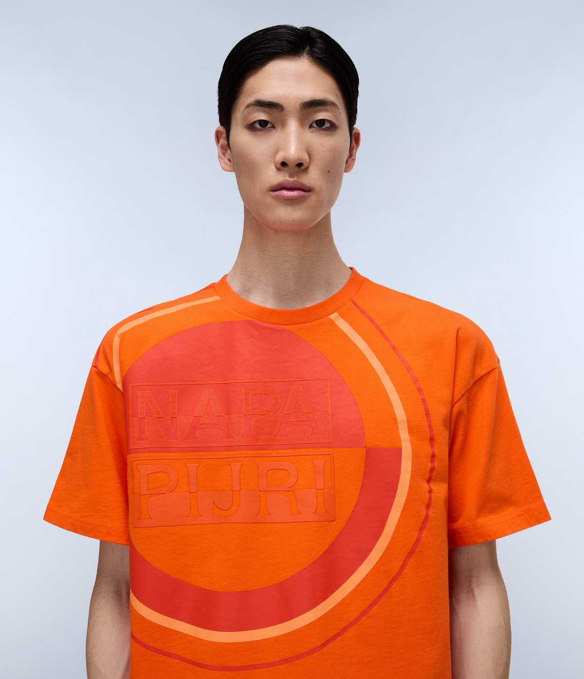 Tusco Short Sleeve T-Shirt Orange Red - 2