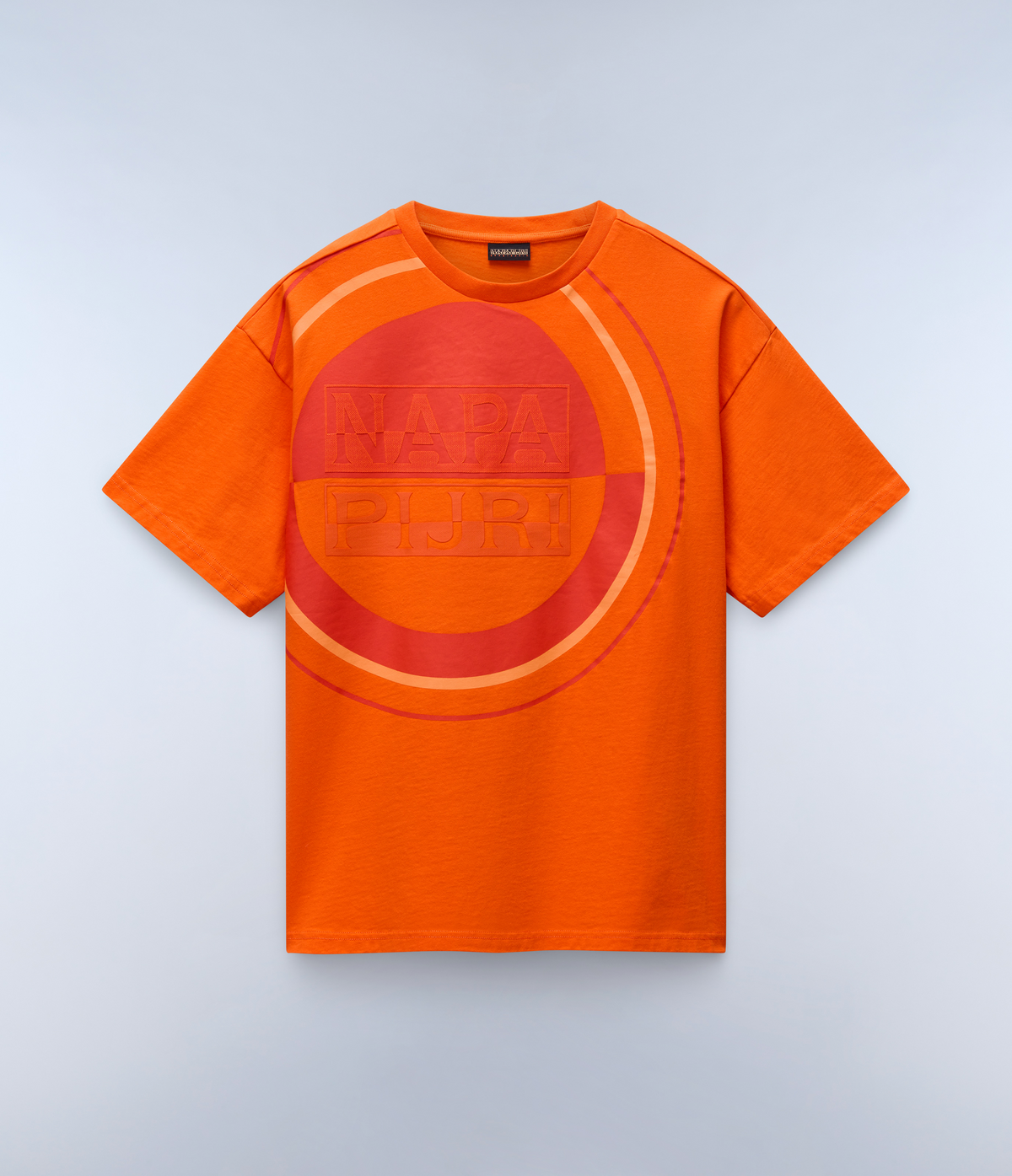 Tusco Short Sleeve T-Shirt Orange Red - 1