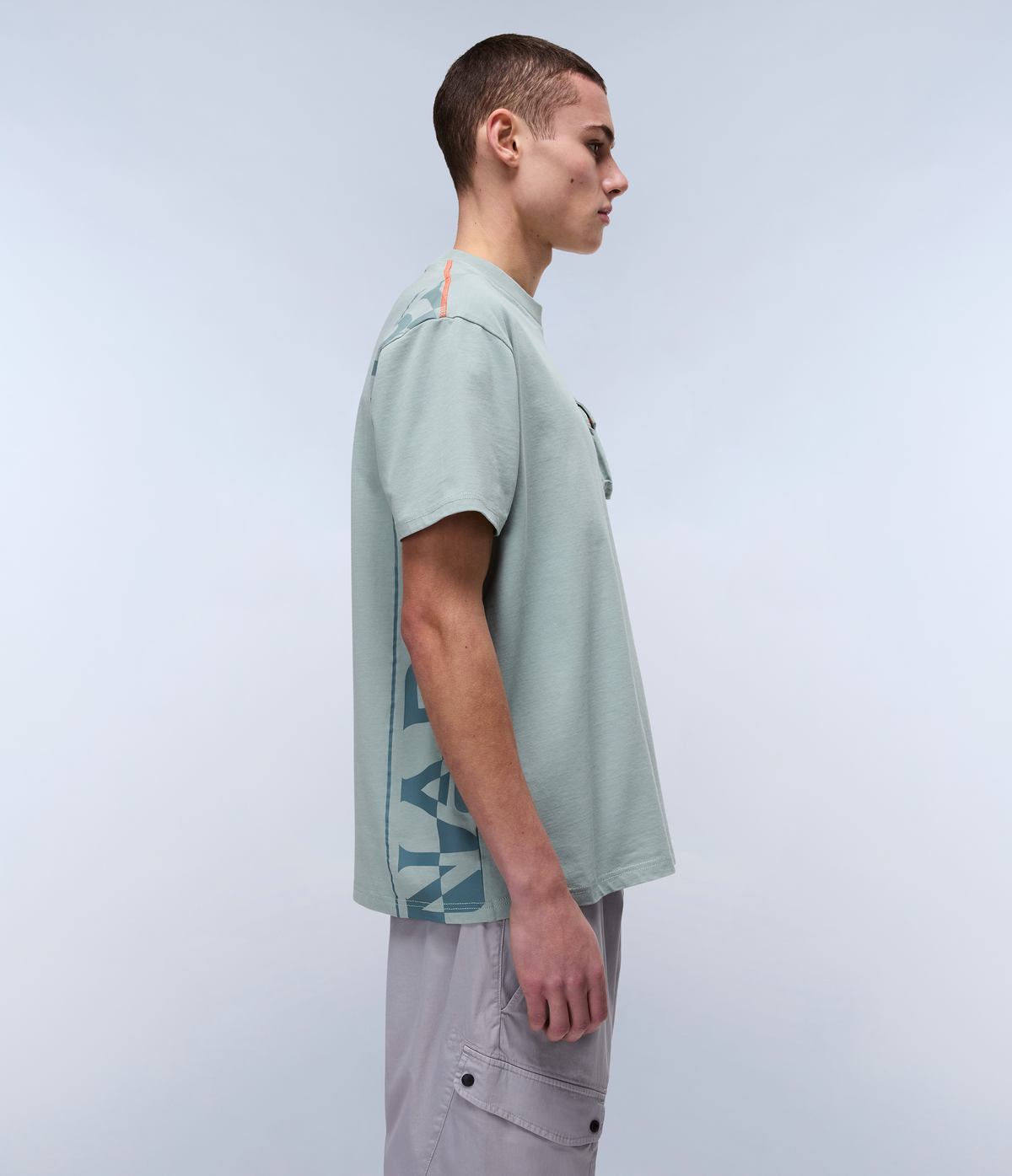 Rivalto Short Sleeve T-Shirt Green Mil - 5