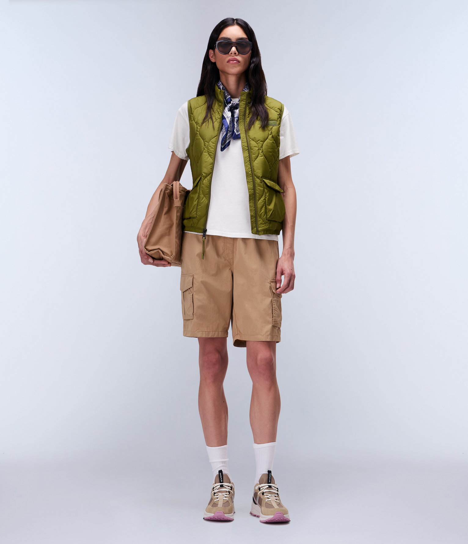 Belle Short Vest Green