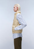 Chaleco Corto Belle Beige - 5