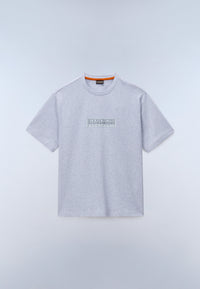 Napapijri box logo t-shirt in green Napapijri box logo t-shirt in green
