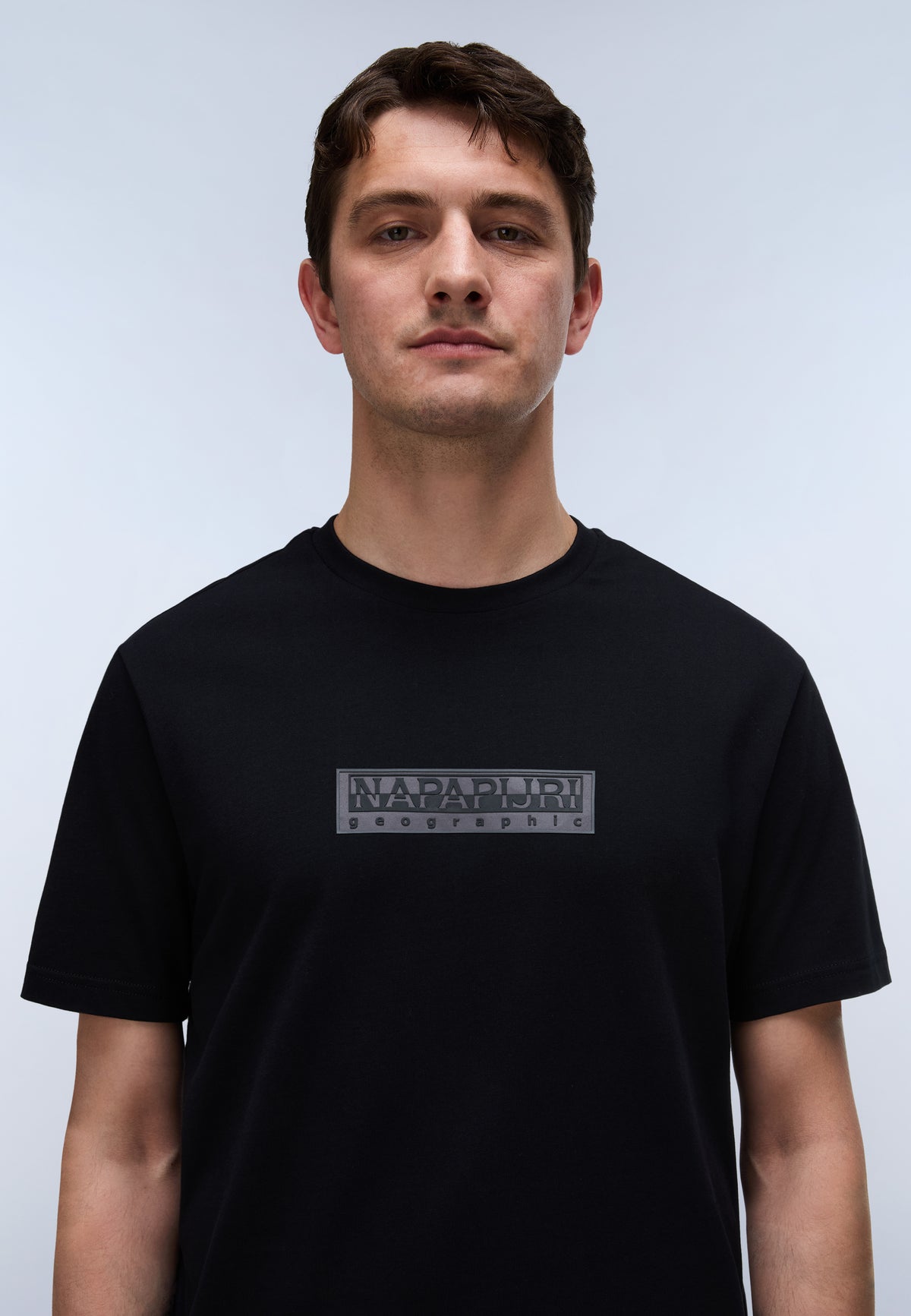 Box Logo Short Sleeve T-Shirt Black - 2