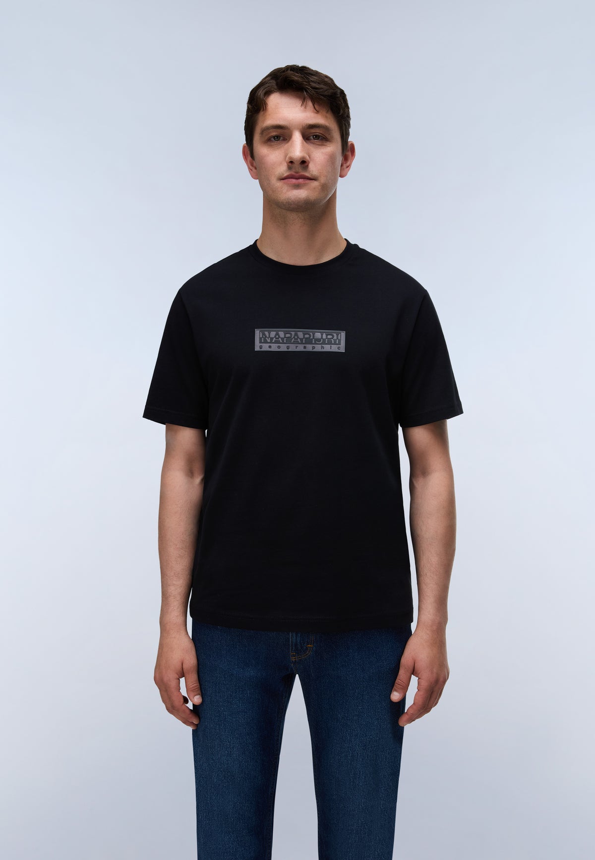 Box Logo Short Sleeve T-Shirt Black - 3