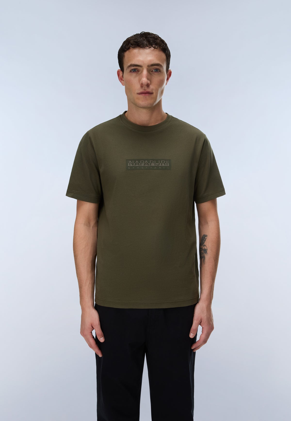Kurzarm-T-Shirt Box Logo  - 3