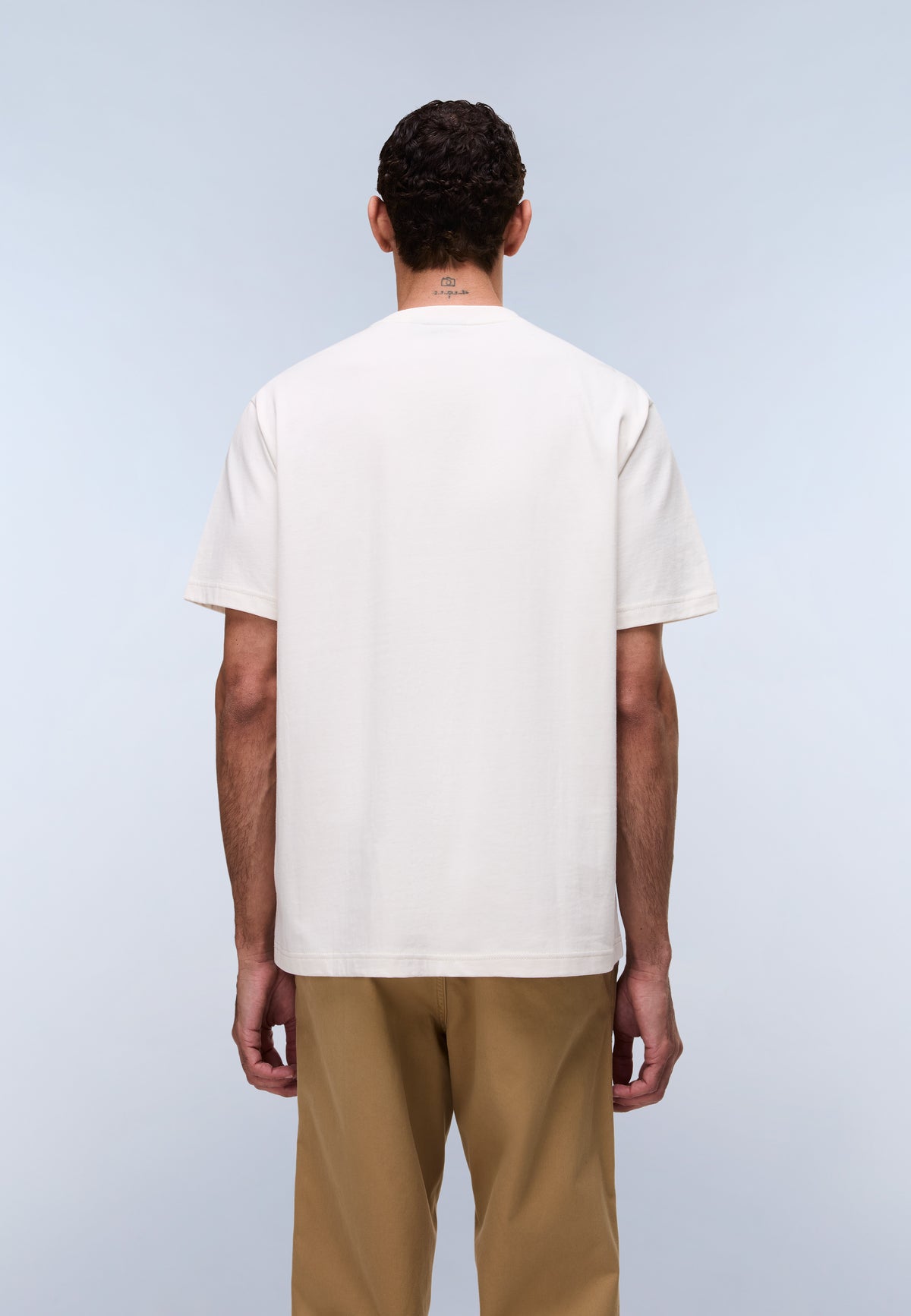 Box Logo Short Sleeve T-Shirt White Whisper - 4