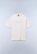 Box Logo Short Sleeve T-Shirt White Whisper - 1