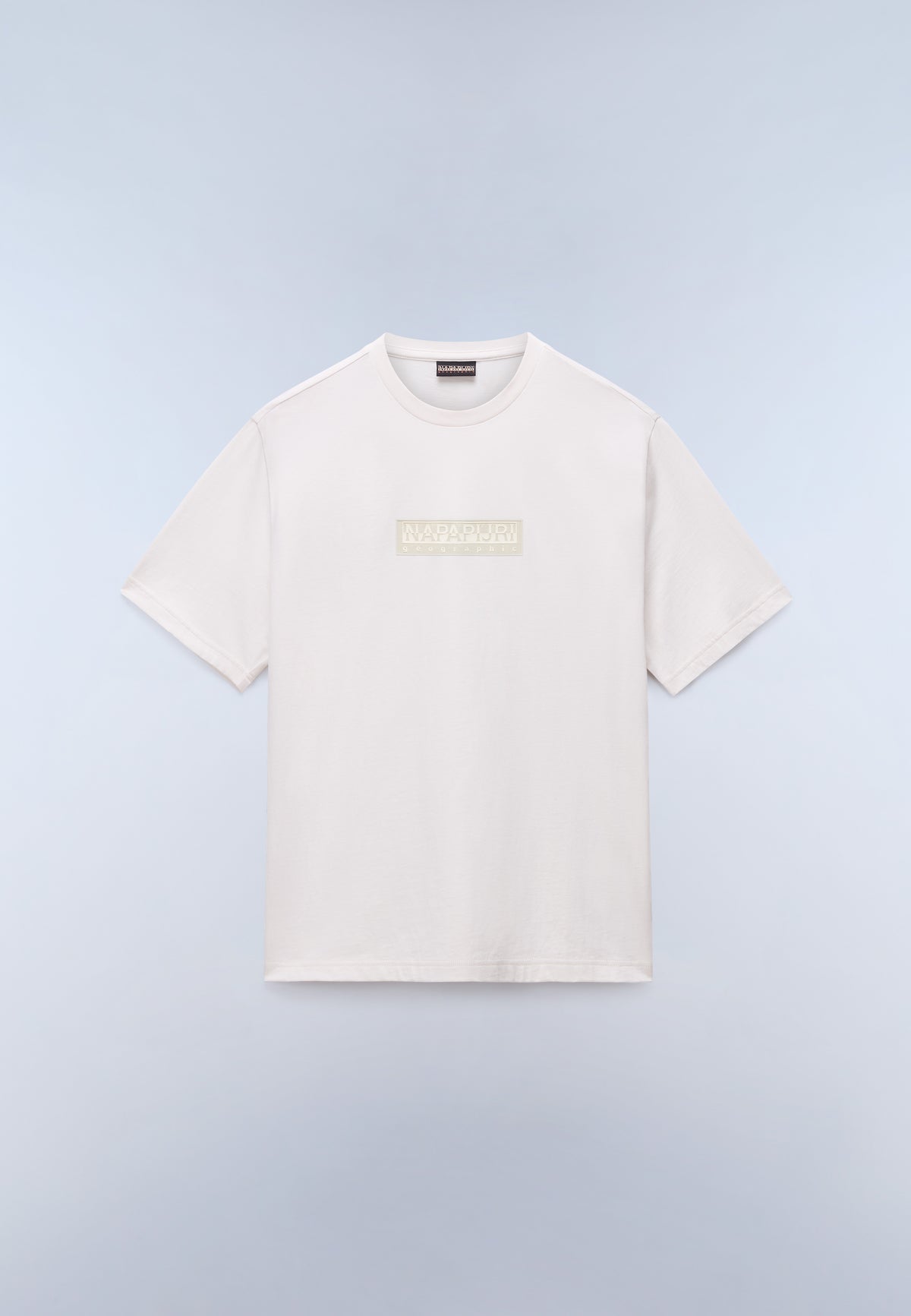 Box Logo Short Sleeve T-Shirt White Whisper - 1