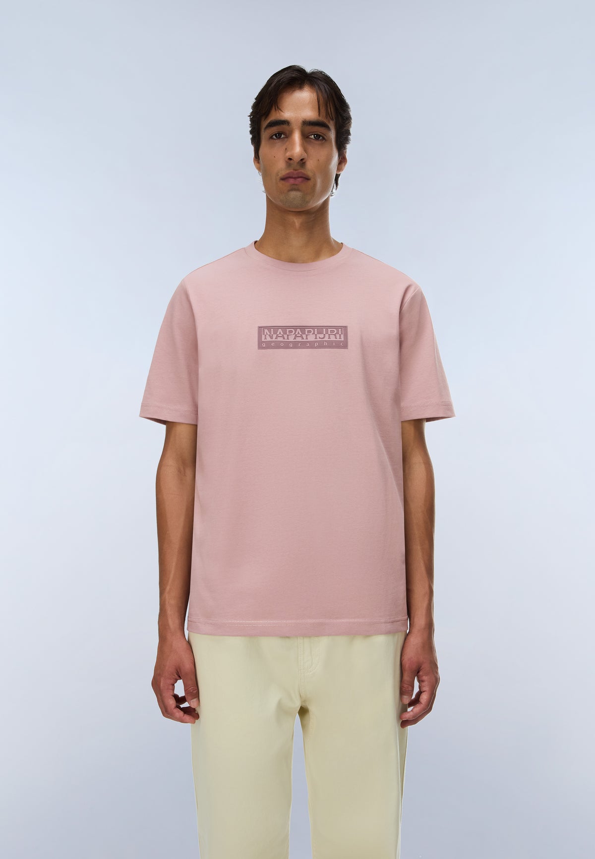 Box Logo Short Sleeve T-Shirt Pink - 3