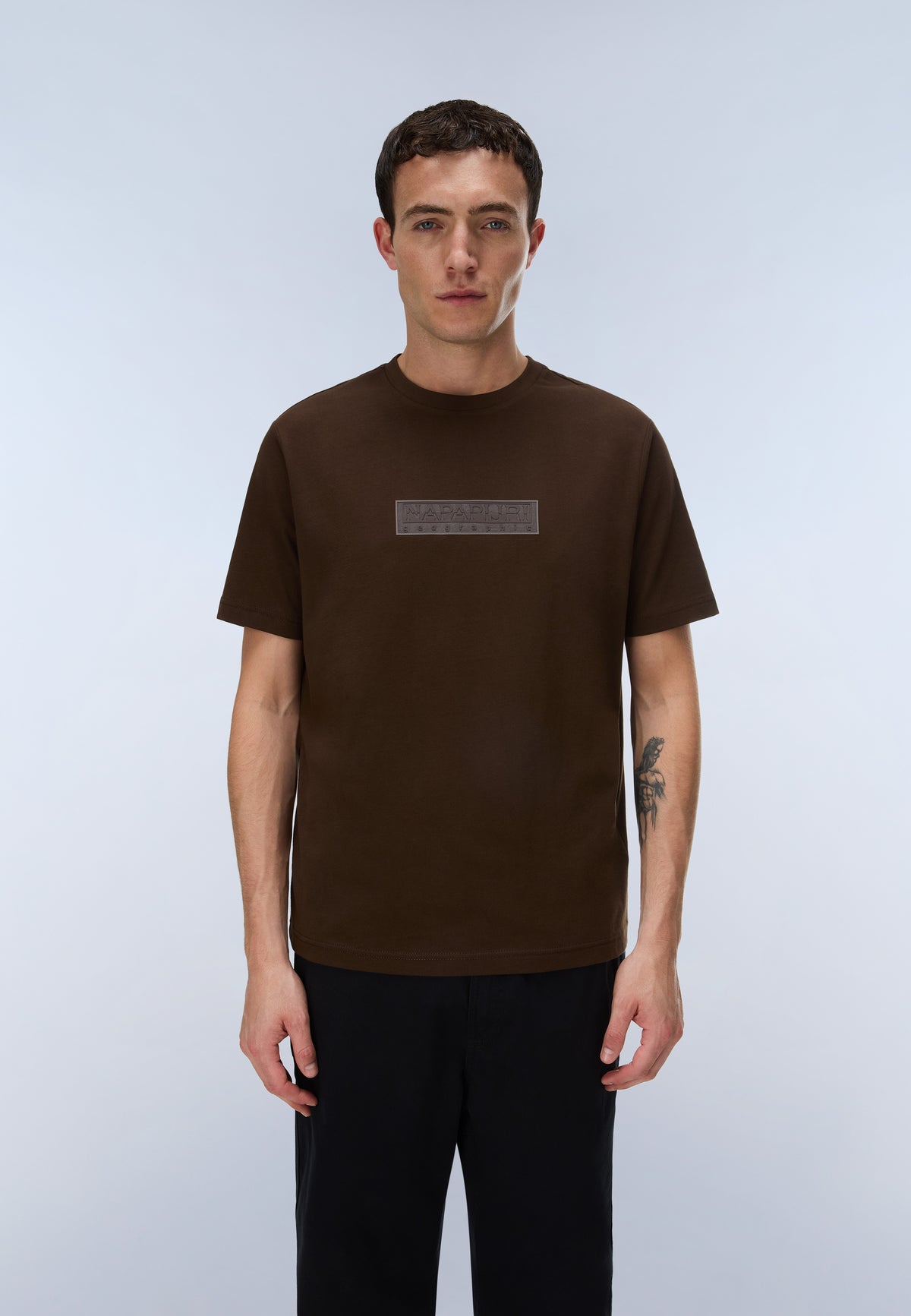 T-Shirt a Maniche Corte Box Logo  - 3