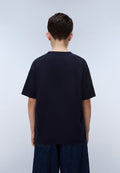 New Box Logo Short Sleeve T-Shirt Dark Blue - 3