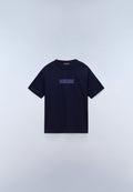 New Box Logo Short Sleeve T-Shirt Dark Blue - 1