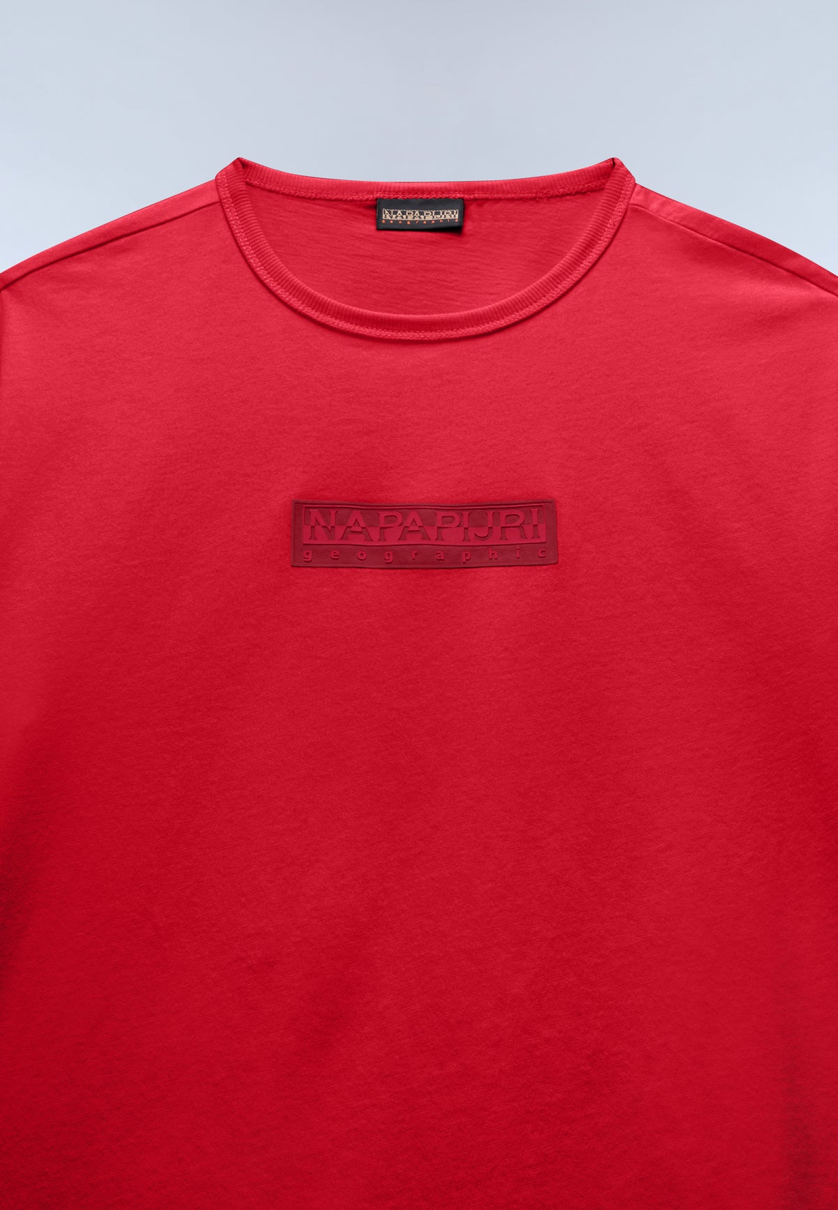 Camiseta de Manga Corta New Box Logo Rojo - 2