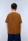 New Box Logo Short Sleeve T-Shirt Brown - 3