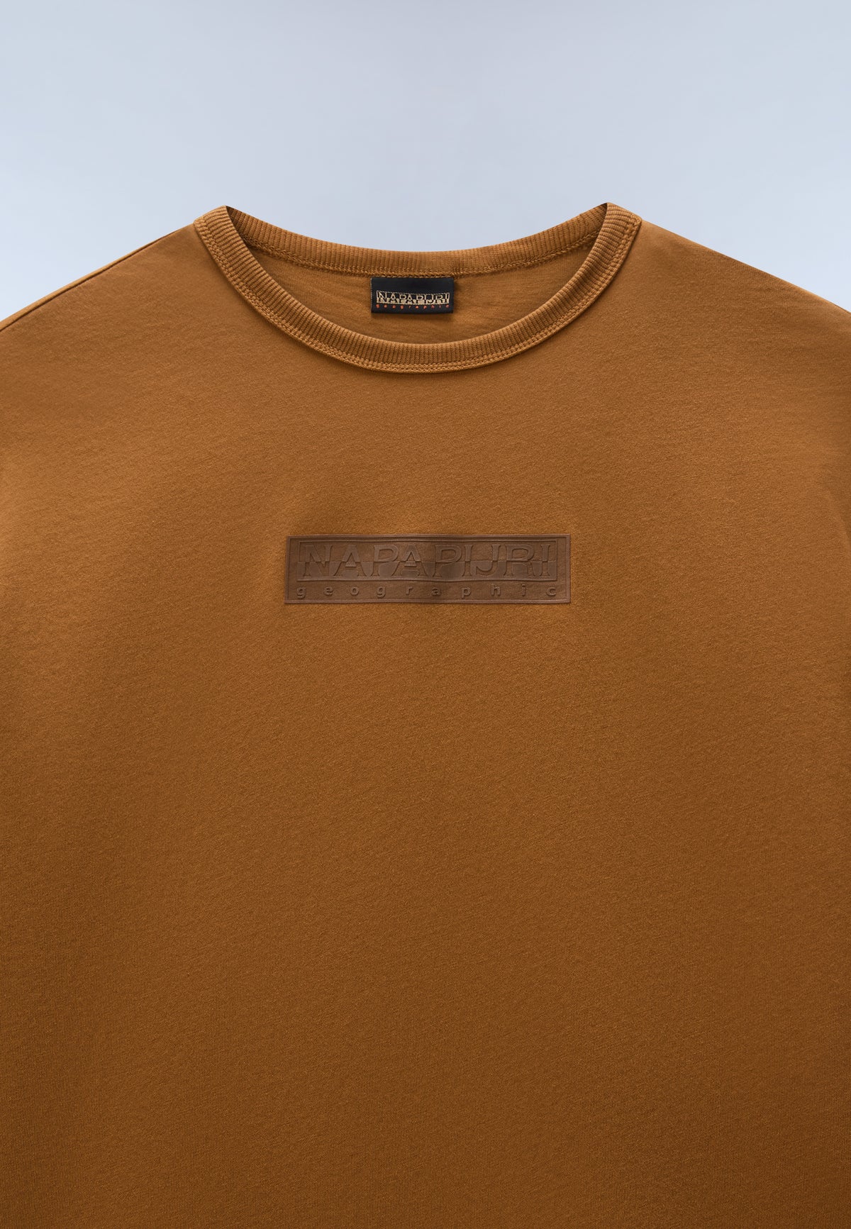New Box Logo Short Sleeve T-Shirt Brown - 4