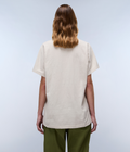 Eclair Logo Short Sleeve T-Shirt Beige Silver - 3