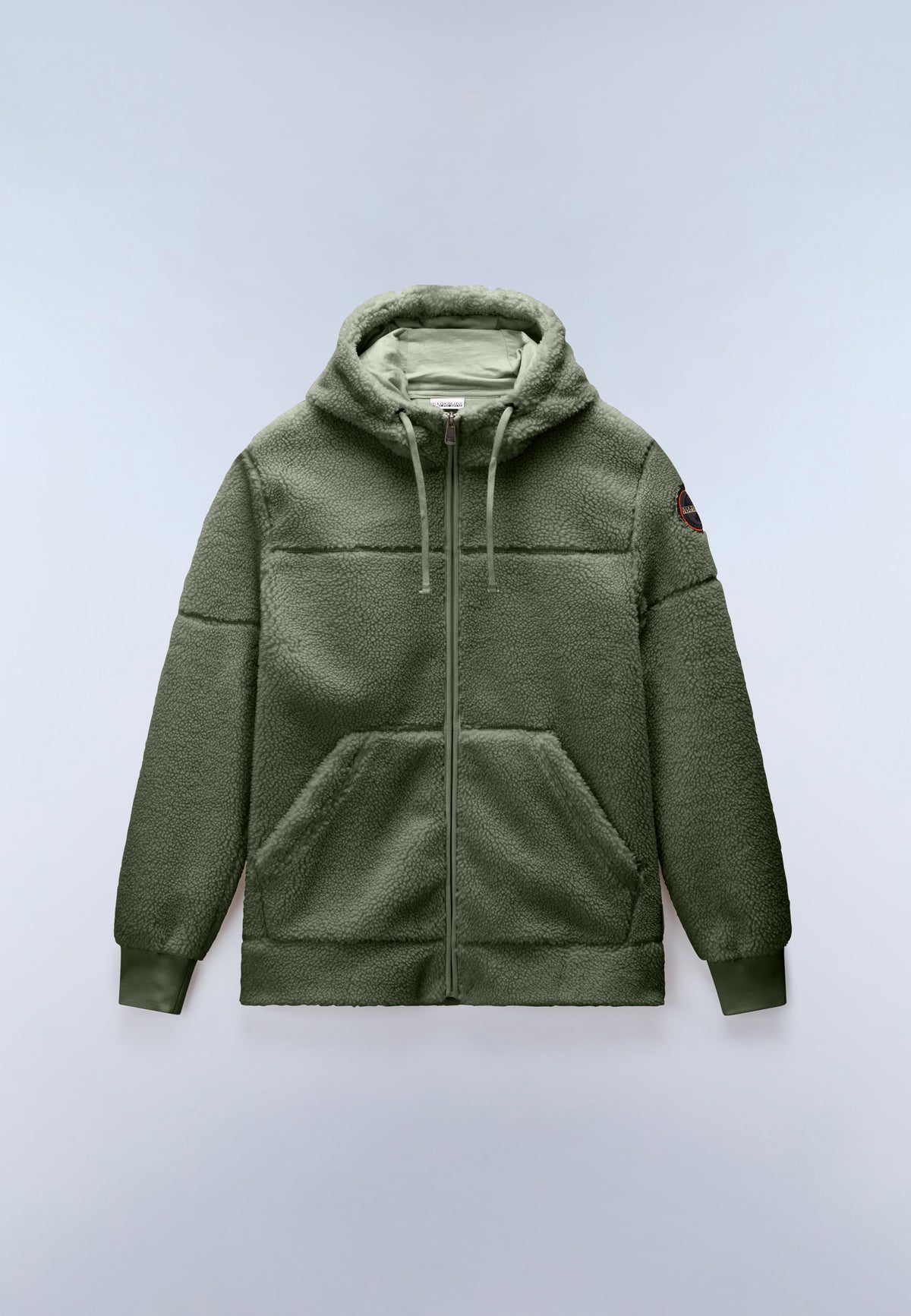 Taralga Full-Zip Fleece Hoodie Khaki Green - 1