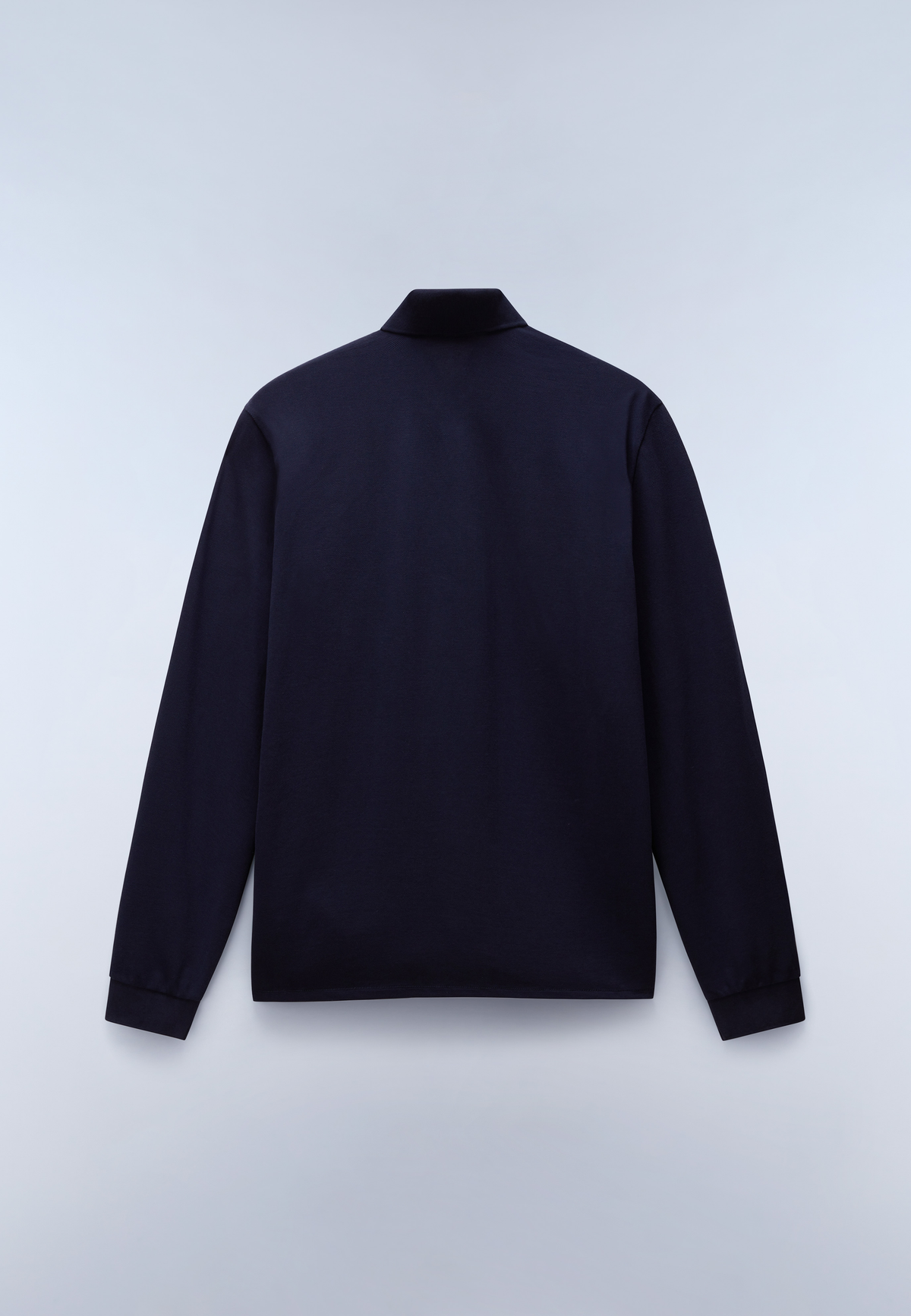 Evan Long Sleeve Polo Shirt Dark Blue - 2