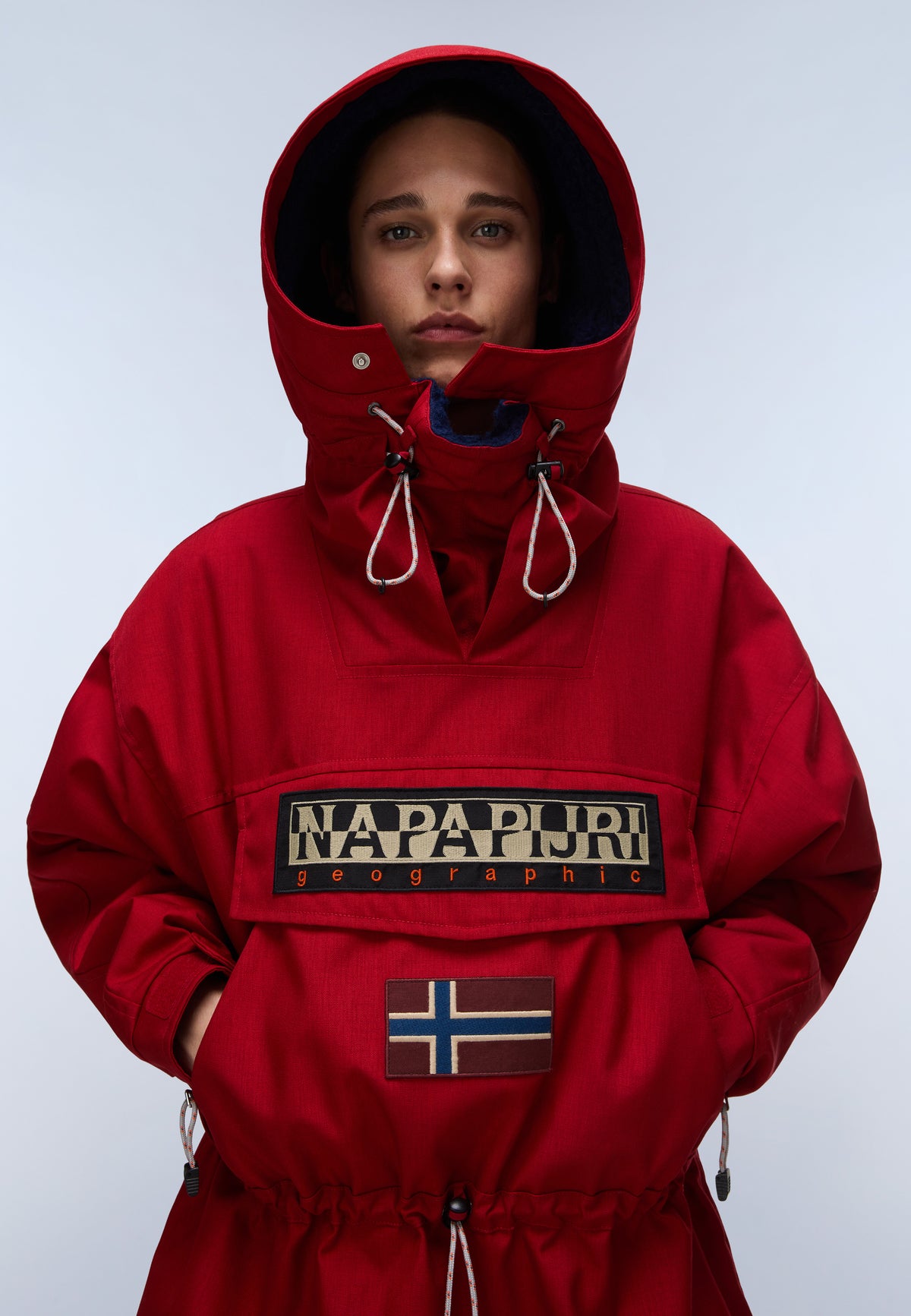 Skidoo 1990 Anorak Jacket Red - 2