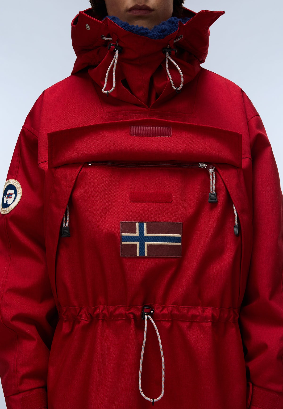 Skidoo 1990 Anorak Jacket Red - 6