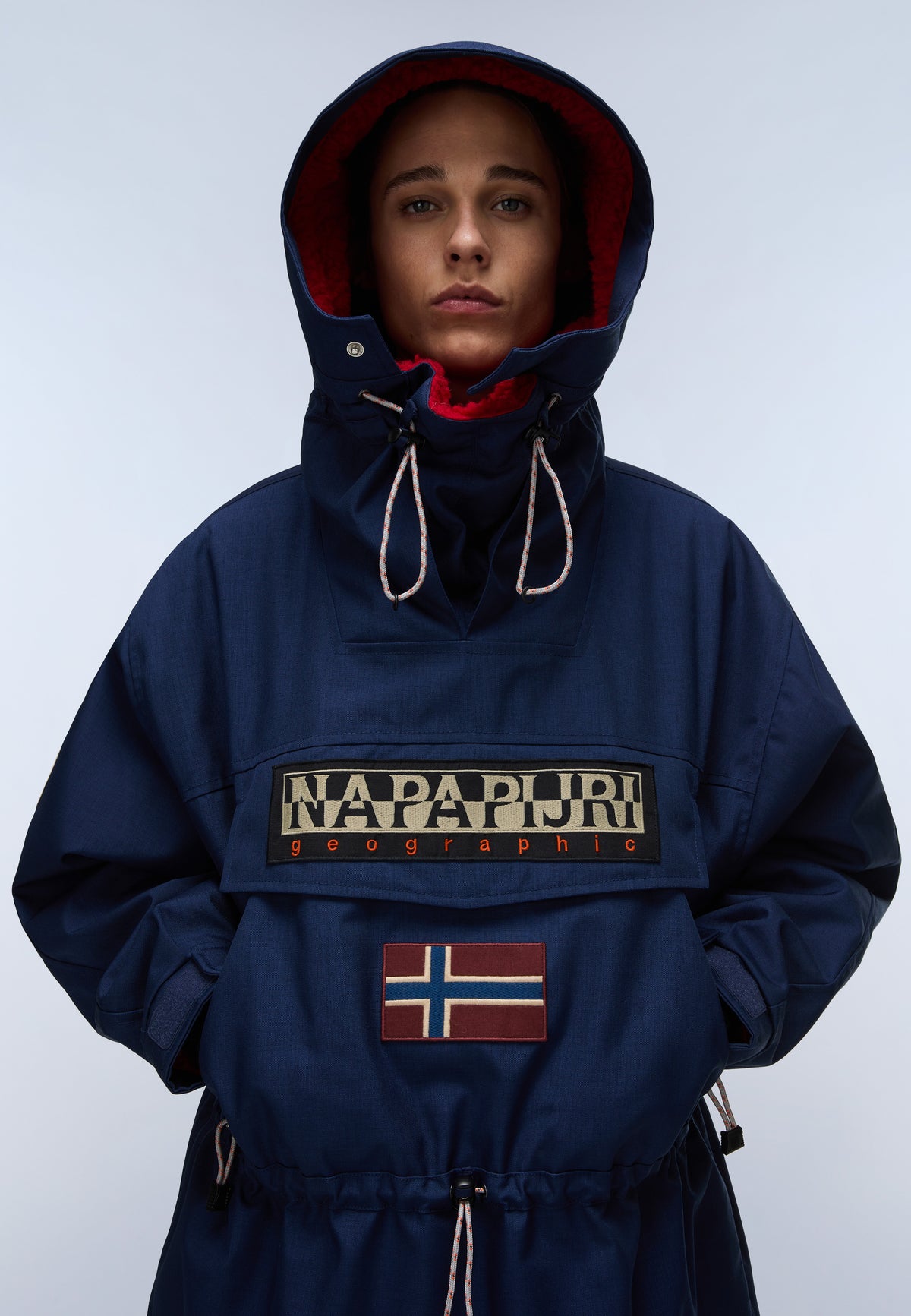 Skidoo 1990 Anorak Jacket Dark Blue - 2