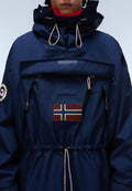 Skidoo 1990 Anorak Jacket Dark Blue - 6