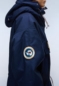 Skidoo 1990 Anorak Jacket Dark Blue - 7