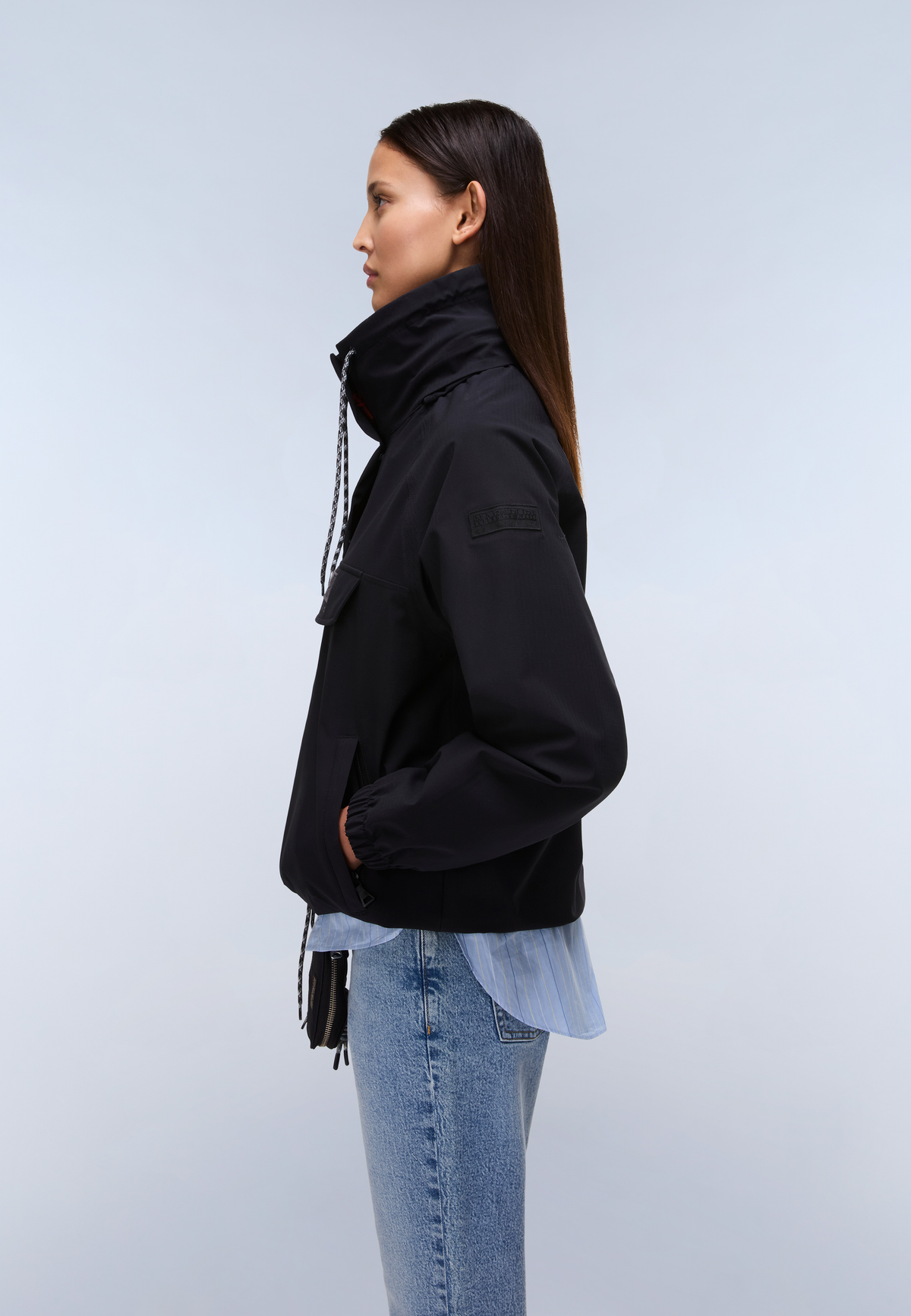 Imily Bela Donne Giacche militari Zip Up Giacca Anorak Leggero Safari Coat Utility Outwear con tasca Imily Bela Donne Giacche militari Zip Up Giacca Anorak Leggero Safari Coat Utility Outwear con tasca